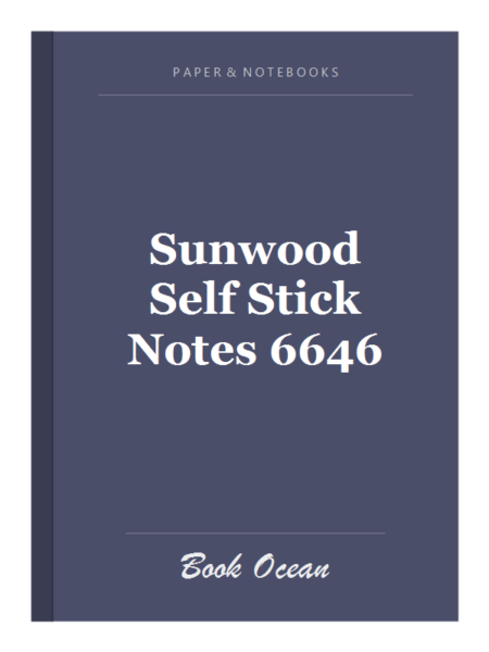 Sunwood Self Stick Notes 6646