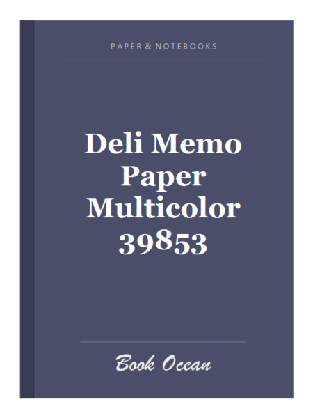 Deli Memo Paper Multicolor 39853