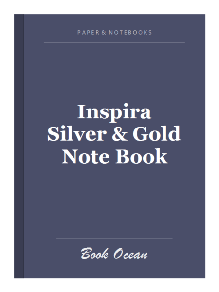 Inspira Silver & Gold Note Book