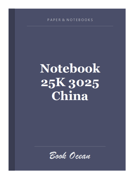 Notebook 25K 3025 China