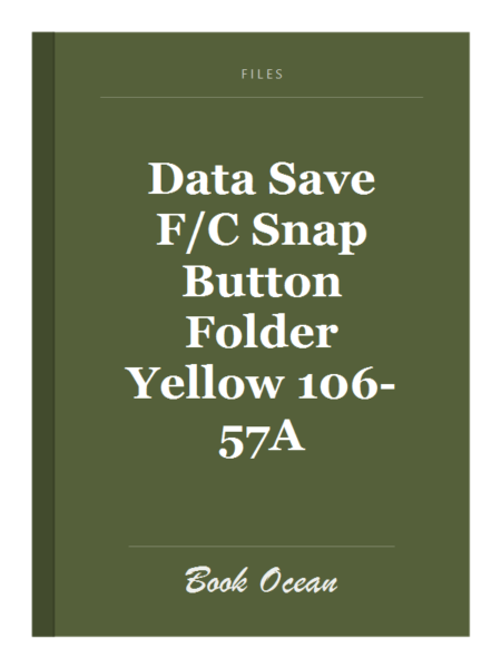Data Save F/C Snap Button Folder Yellow 106-57A
