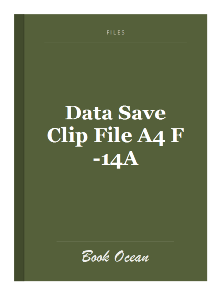 Data Save Clip File A4 F-14A