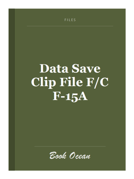 Data Save Clip File F/C F-15A