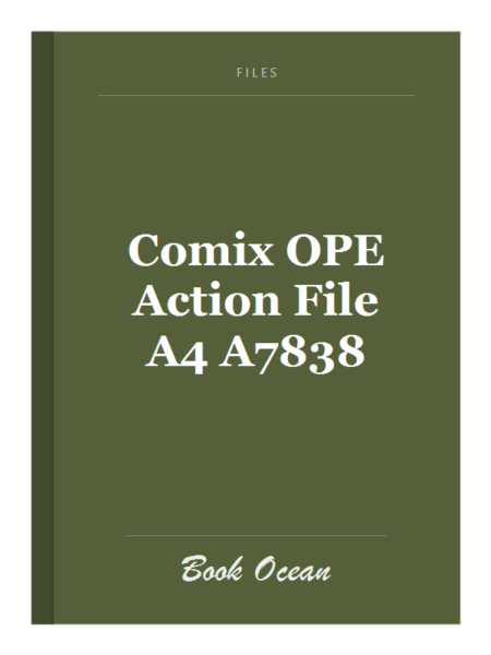 Comix OPE Action File A4 A7838
