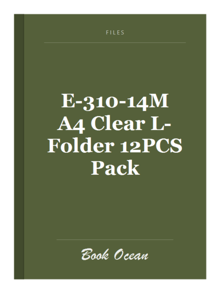 E-310-14M A4 Clear L- Folder 12PCS Pack