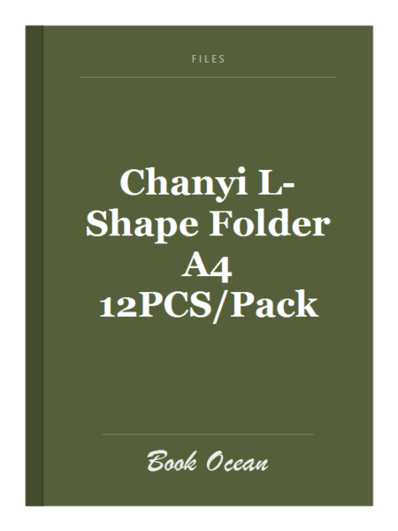 Chanyi L-Shape Folder A4 12PCS/Pack