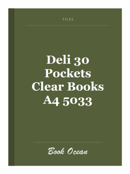 Deli 30 Pockets Clear Books A4 5033