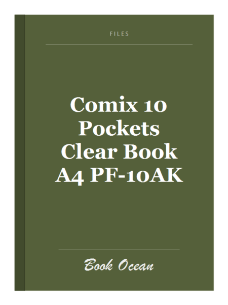 Comix 10 Pockets Clear Book A4 PF-10AK