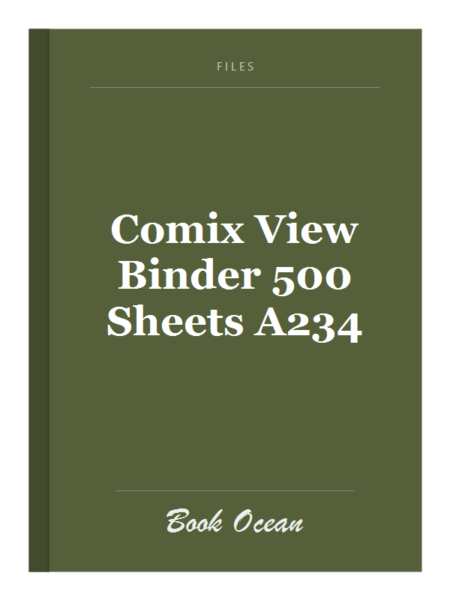 Comix View Binder 500 Sheets A234