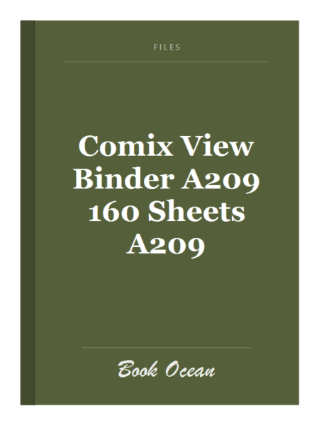 Comix View Binder A209 160 Sheets A209