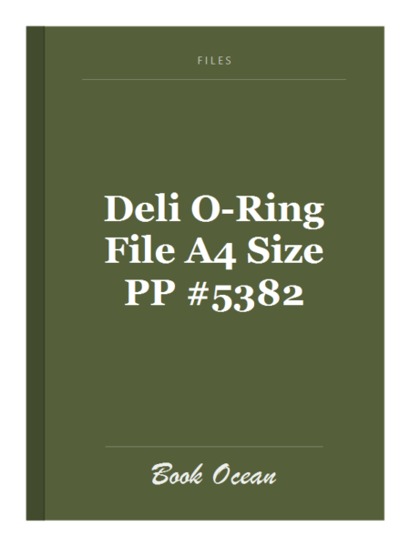 Deli O-Ring File A4 Size PP #5382