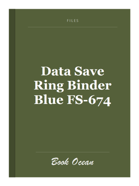 Data Save Ring Binder Blue FS-674