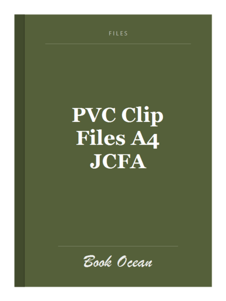 PVC Clip Files A4 JCFA