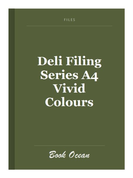 Deli Filing Series A4 Vivid Colours