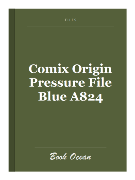 Comix Origin Pressure File Blue A824