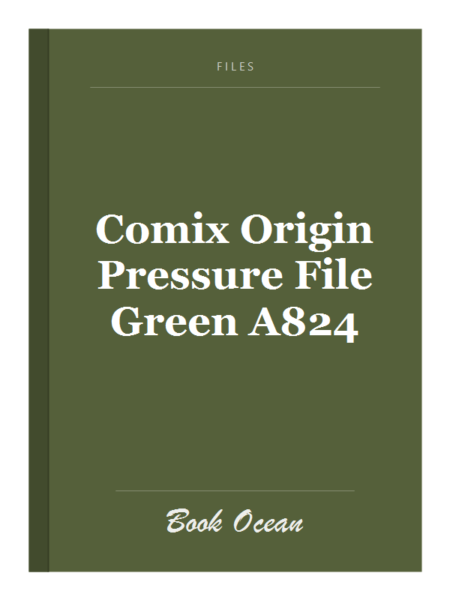 Comix Origin Pressure File Green A824