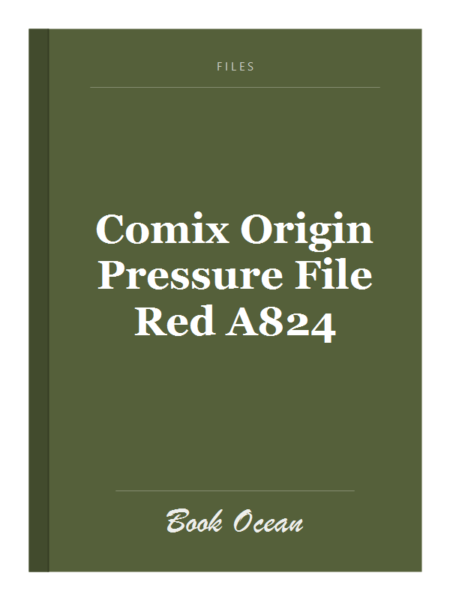 Comix Origin Pressure File Red A824