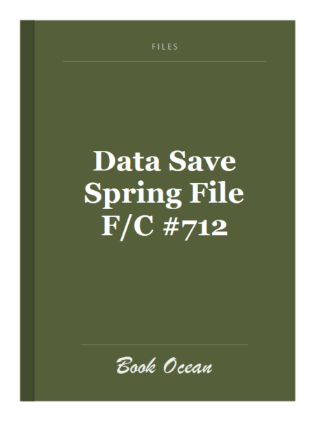Data Save Spring File F/C #712