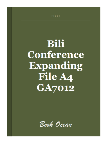 Bili Conference Expanding File A4 GA7012