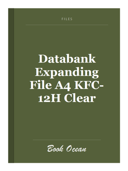 Databank Expanding File A4 KFC-12H Clear
