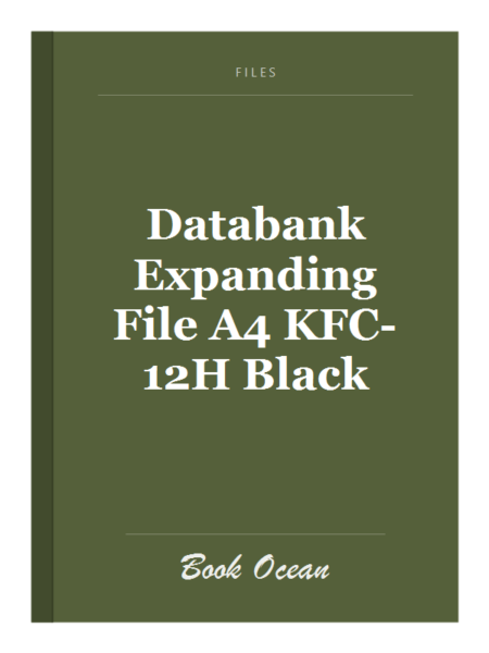 Databank Expanding File A4 KFC-12H Black