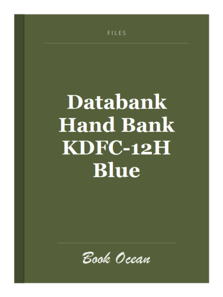 Databank Hand Bank KDFC-12H Blue