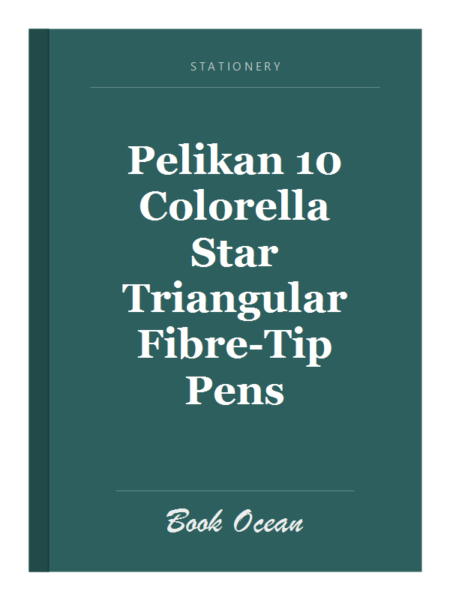 Pelikan 10 Colorella Star Triangular Fibre-Tip Pens