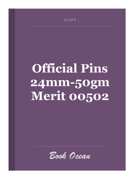 Official Pins 24mm-50gm Merit 00502