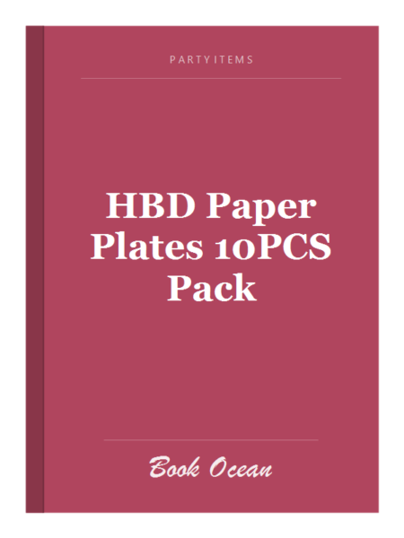 HBD Paper Plates 10PCS Pack