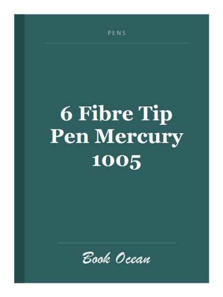 6 Fibre Tip Pen Mercury 1005