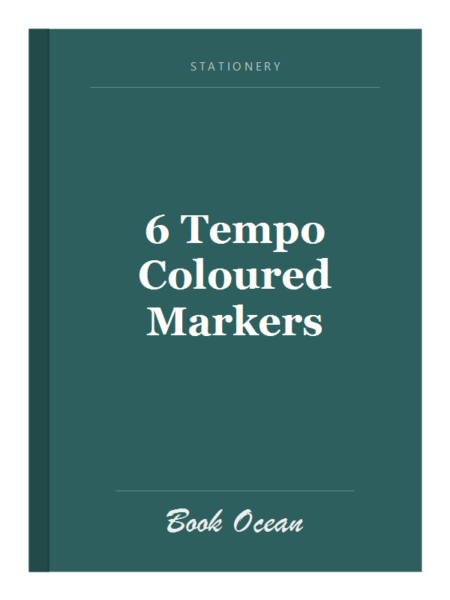 6 Tempo Coloured Markers
