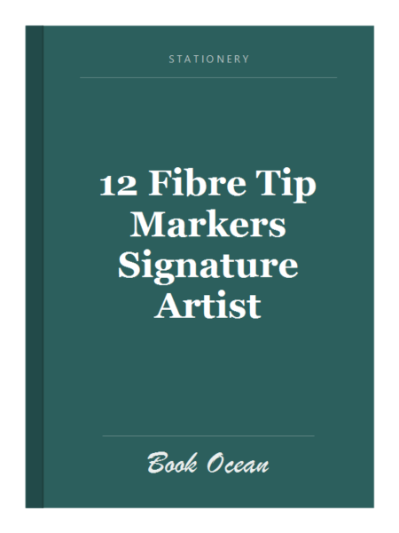 12 Fibre Tip Markers Signature Artist