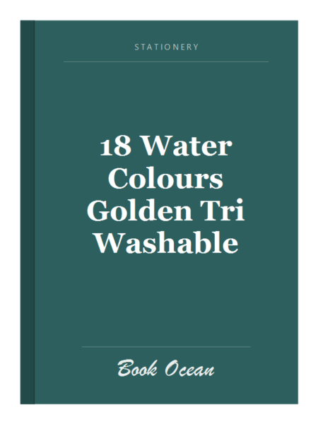 18 Water Colours Golden Tri Washable