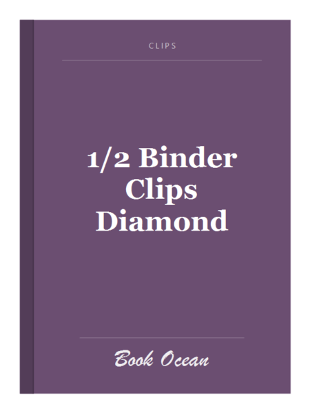 1/2 Binder Clips Diamond