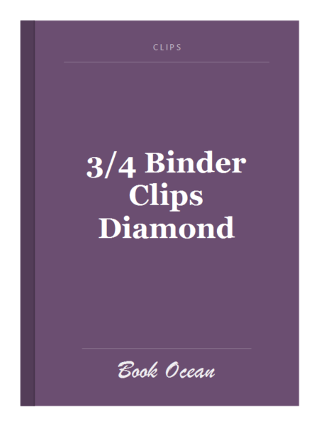 3/4 Binder Clips Diamond