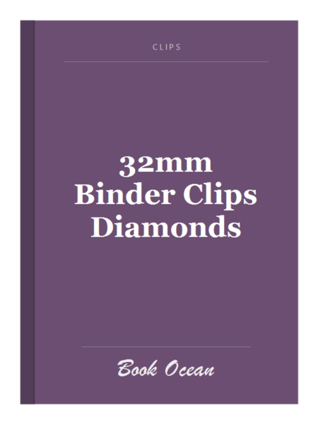 32mm Binder Clips Diamonds