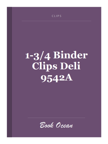 1-3/4 Binder Clips Deli 9542A
