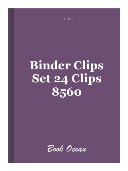 Binder Clips Set 24 Clips 8560