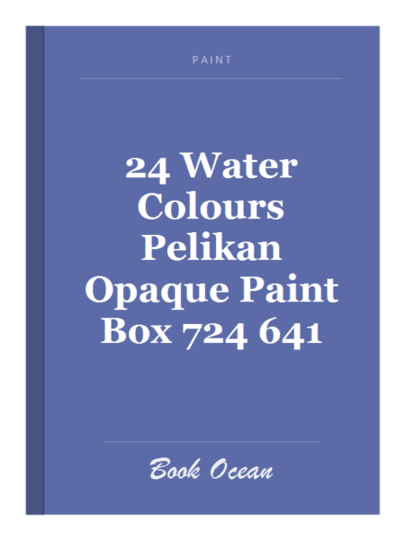 24 Water Colours Pelikan Opaque Paint Box 724 641