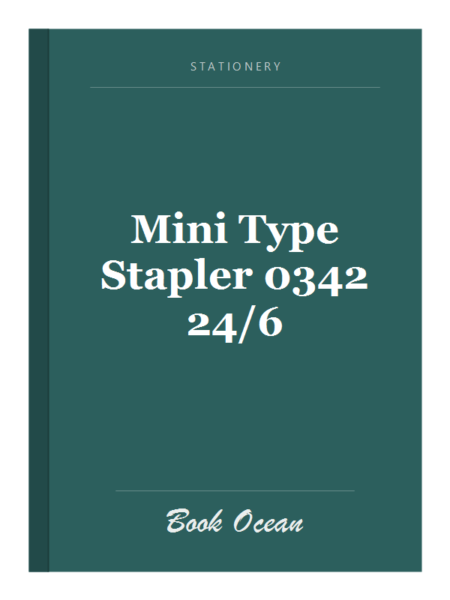 Mini Type Stapler 0342 24/6