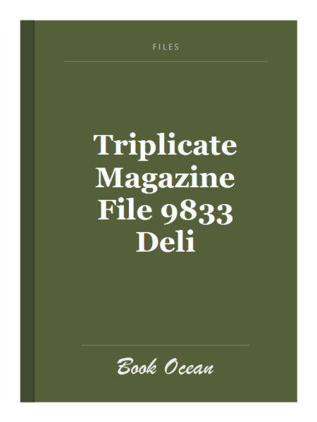 Triplicate Magazine File 9833 Deli