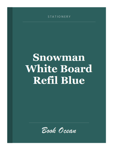 Snowman White Board Refil Blue