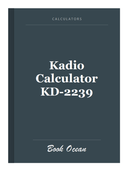 Kadio Calculator KD-2239