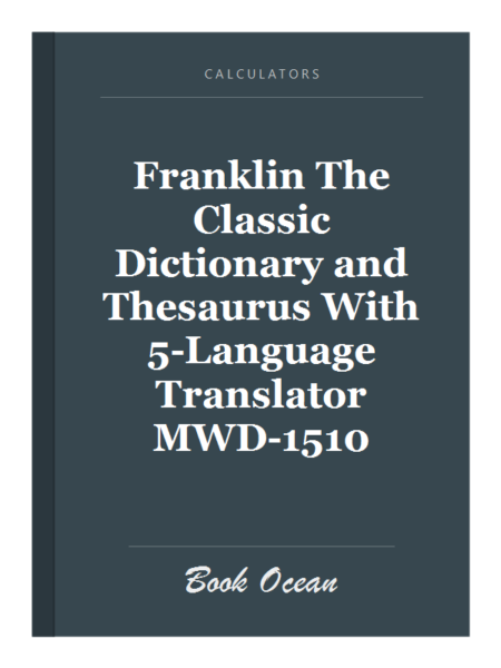 Franklin The Classic Dictionary and Thesaurus With 5-Language Translator MWD-1510