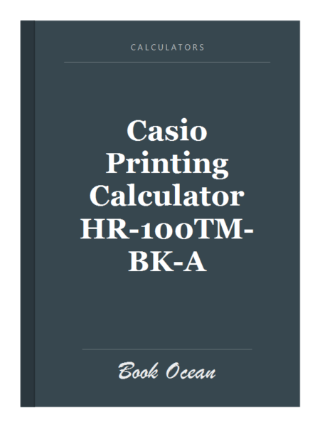 Casio Printing Calculator HR-100TM-BK-A