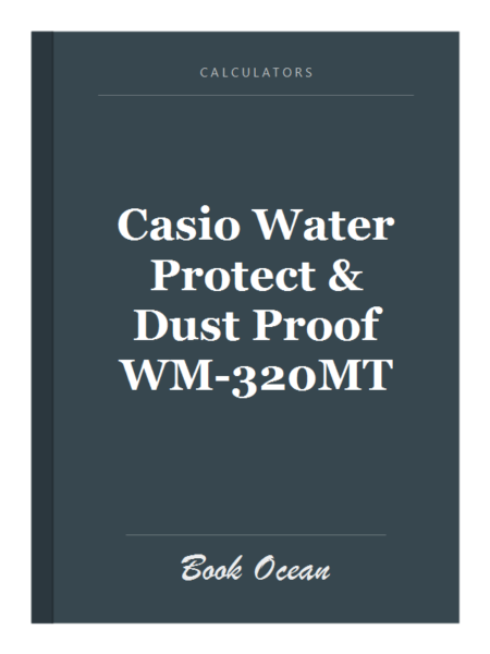 Casio Water Protect & Dust Proof WM-320MT