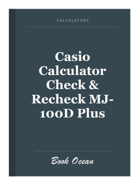 Casio Calculator Check & Recheck MJ-100D Plus