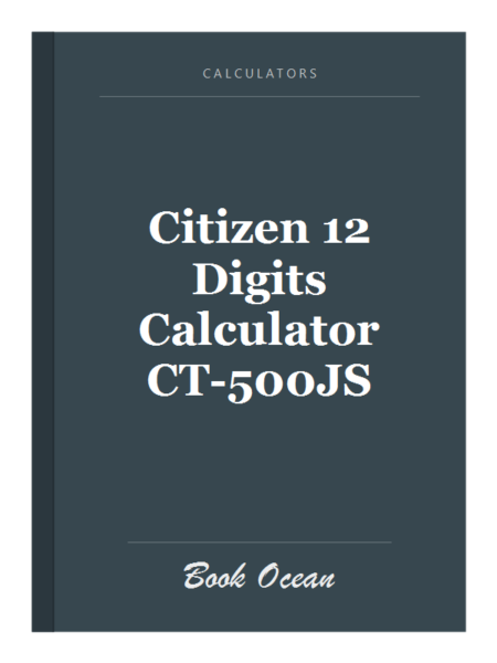 Citizen 12 Digits Calculator CT-500JS