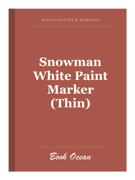 Snowman White Paint Marker (Thin)