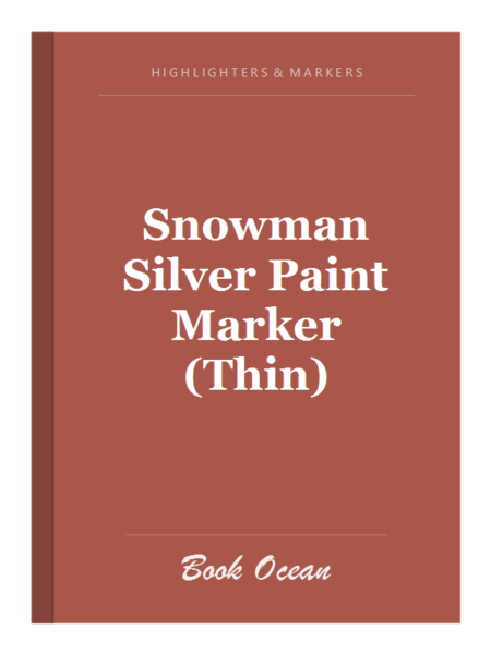 Snowman Silver Paint Marker (Thin)